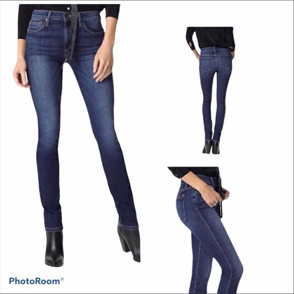 Joe's Jeans Lexia Straight Leg Skinny Medium Wash 25